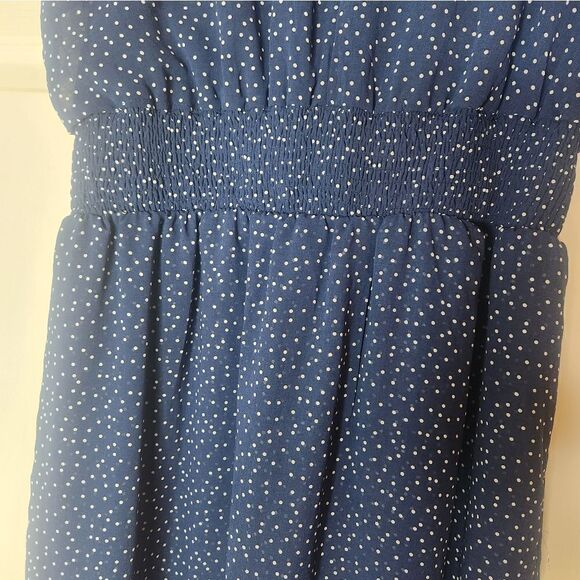 C Size L Polka Dots Wrap Shorts Elastic Waist Women's Maxi DressCondition : New - Picture 12 of 12